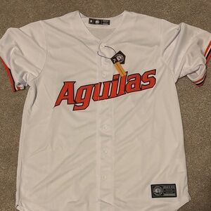 Águilas White Baseball Jersey